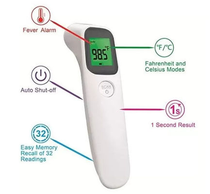 32 Infrarotstirn-Thermometer der Zeit-Aufzeichnungs-74g